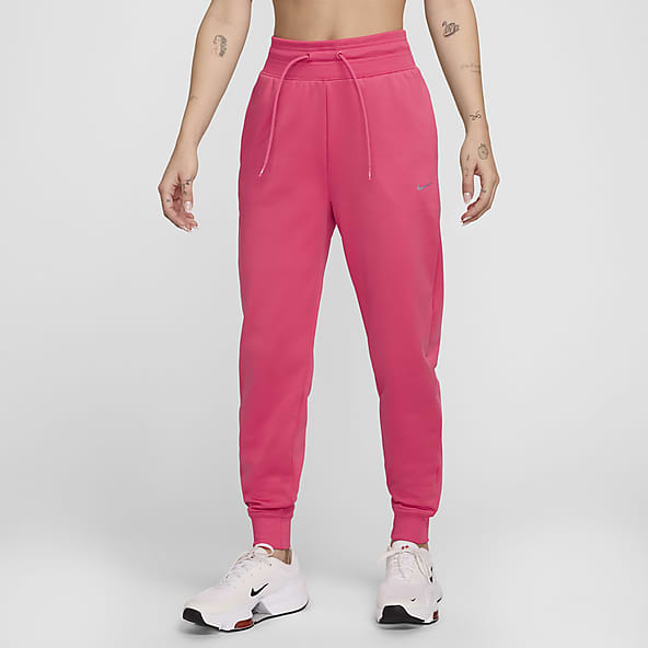 Pink nike jogging pants hotsell